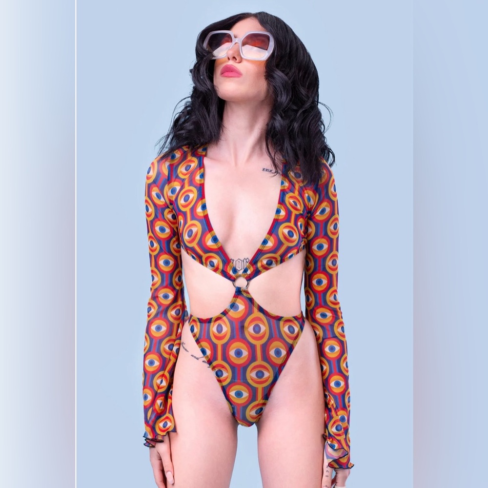 Badinka Voodoo Child Mesh Bodysuit - Medium